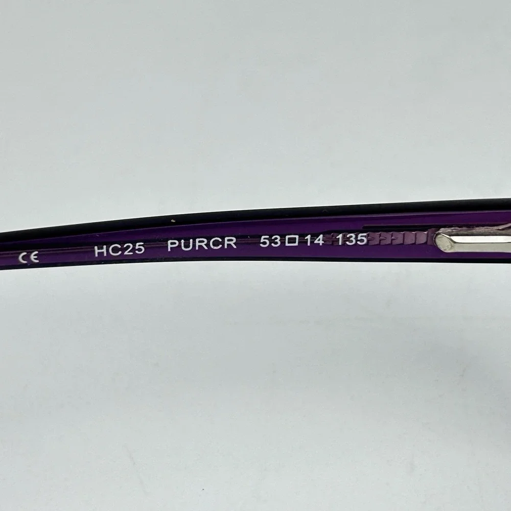 Hard Candy Purple‎ Women's Eyeglasses Frames 53-14-135 HC25 PURCR